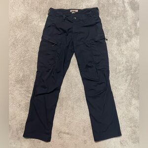 5.11 Tactical Cargo Pants Mens 33” x 32” Navy Blue Workwear Outdoor Utility